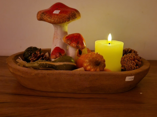 Ovale schaal hout - Afbeelding 4