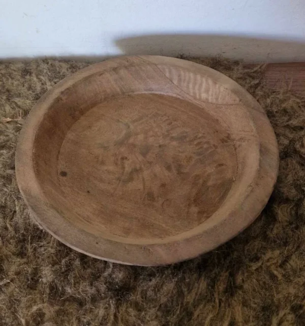 Ronde houten schaal - Afbeelding 3