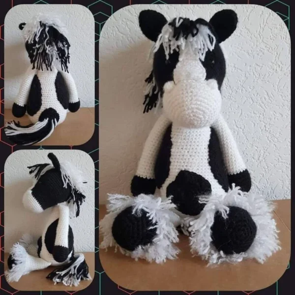Gehaakte paardenknuffel - Afbeelding 3