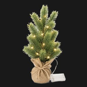 kerstboompje met led verlichting 37cm